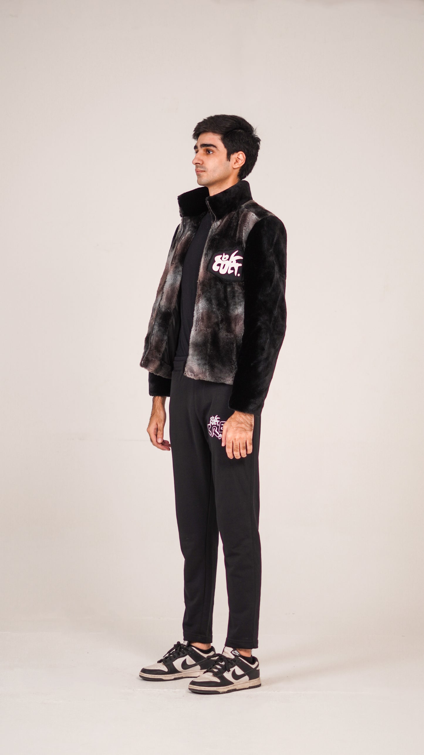 "SHADE AND SNOW" Fur Jacket