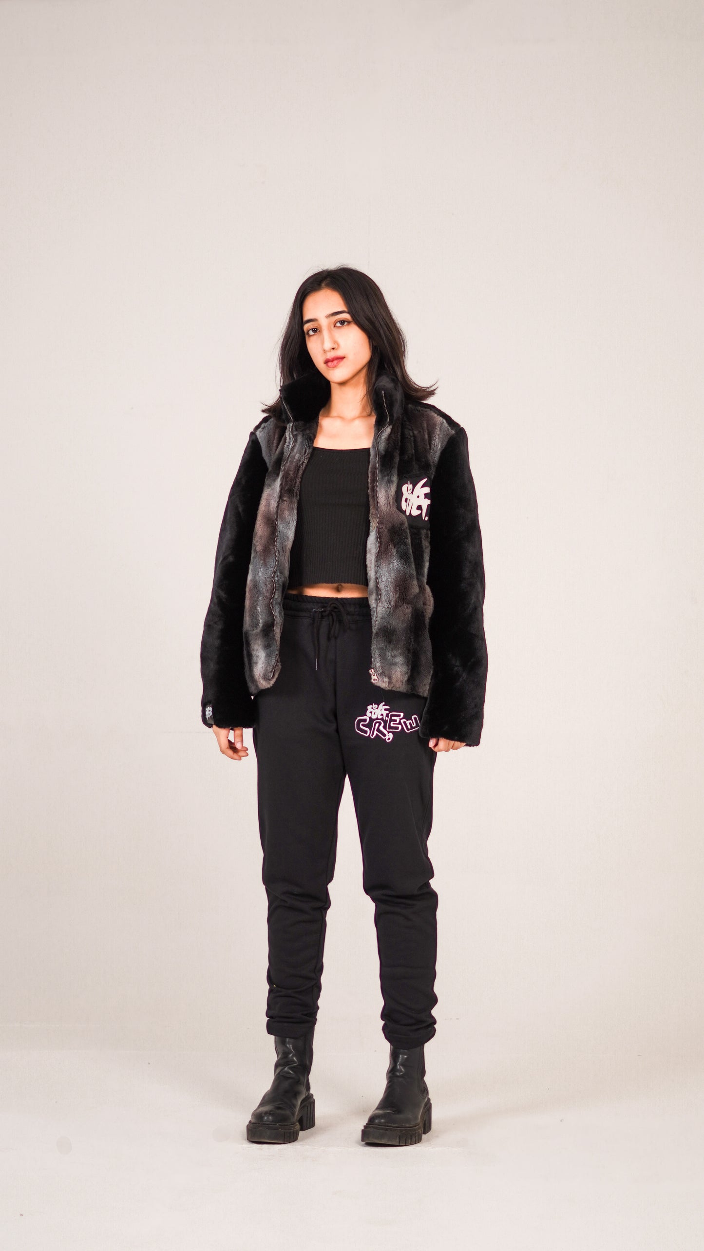 "SHADE AND SNOW" Fur Jacket