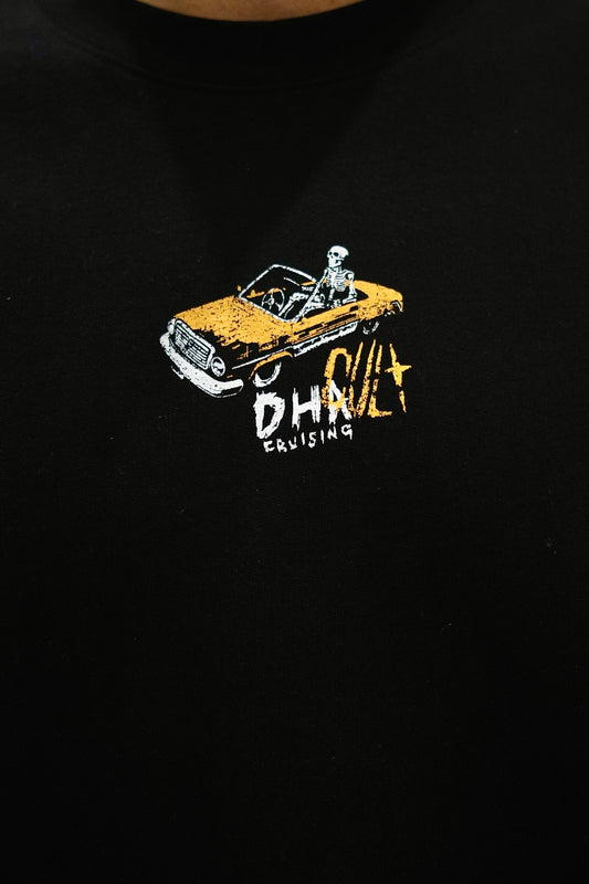 "DHACRUISE" UNISEX Black T-Shirt