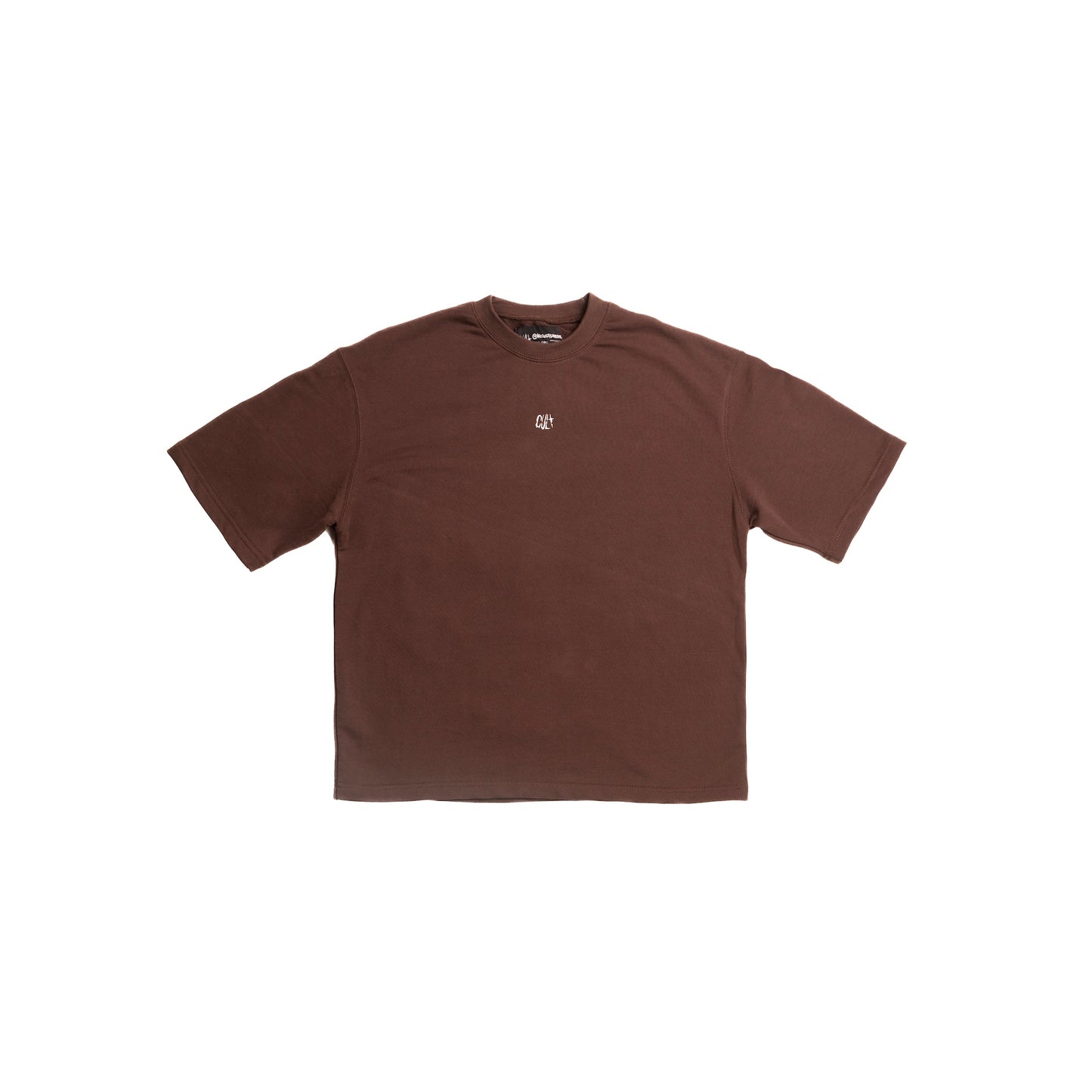 "FALLOUT TIMES" - CHOCO LOCO BROWN - Box Fit Drop Shoulder HEAVY Shirt