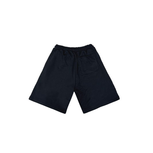 Absolute Black - Cotton terry shorts
