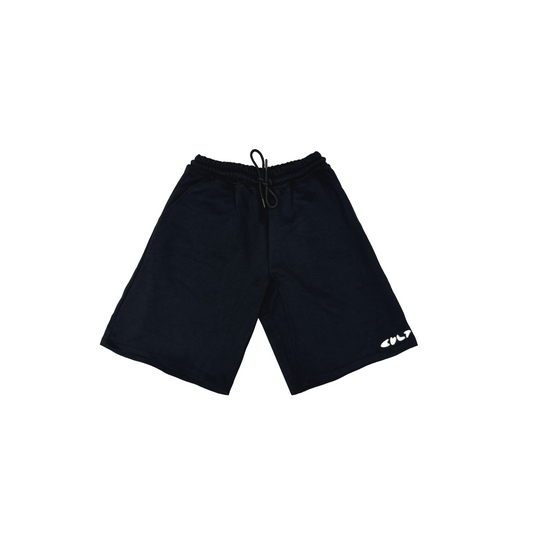 Absolute Black - Cotton terry shorts